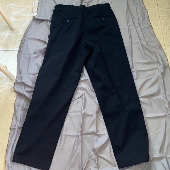 Lands End Men's Blend Plain Front Chino Pants - Picture 4 of 8